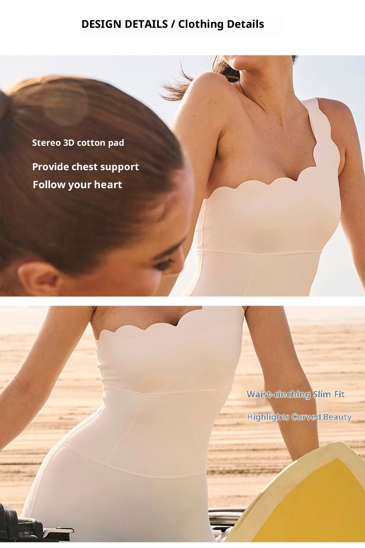 001 Tuta sportiva da donna con spalle scoperte, tuta da yoga aderente con cuscinetti per il petto, controllo della pancia, arricciata_voghion.com