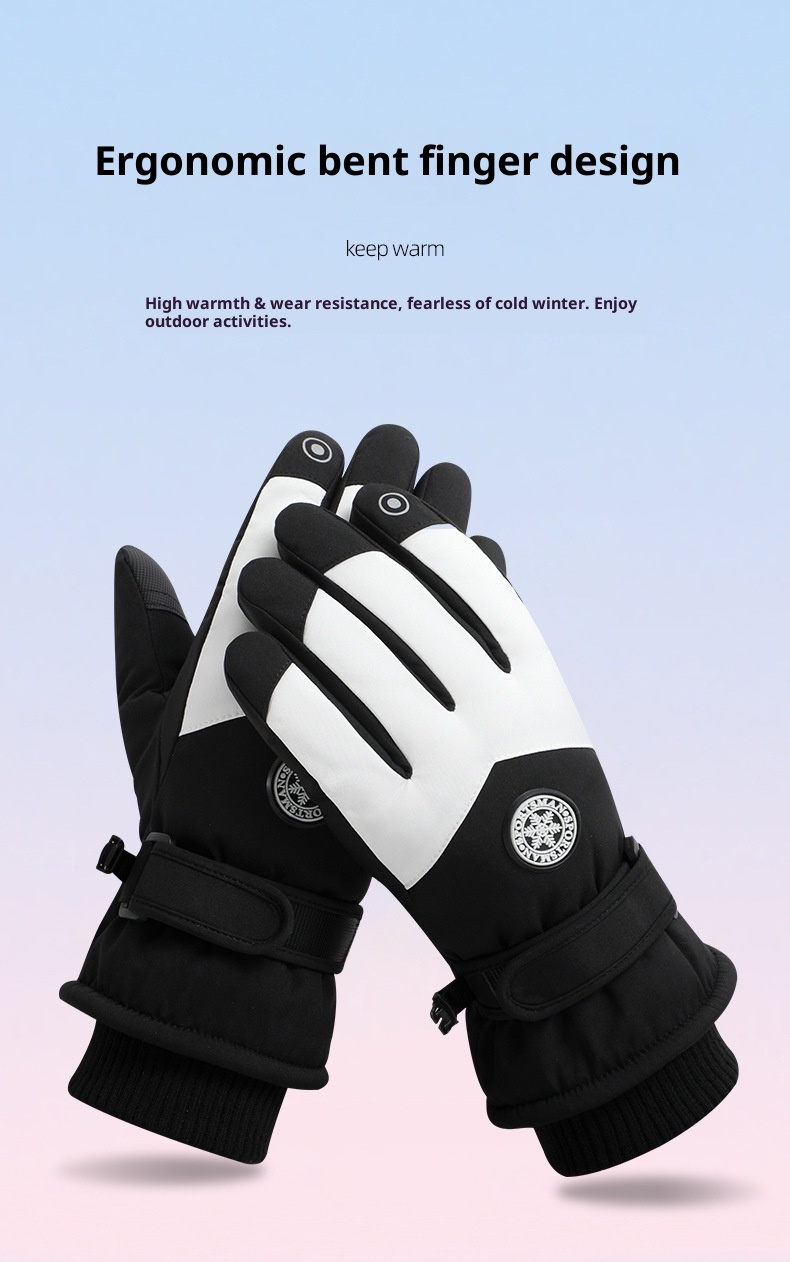 ActiveGo Warm für Damen und Herren, Winterfleece-gefüttert, dick, winddicht, wasserdicht, für Outdoor-Sportarten wie Radfahren, E-Bike-Fahren und Skifahren_voghion.com