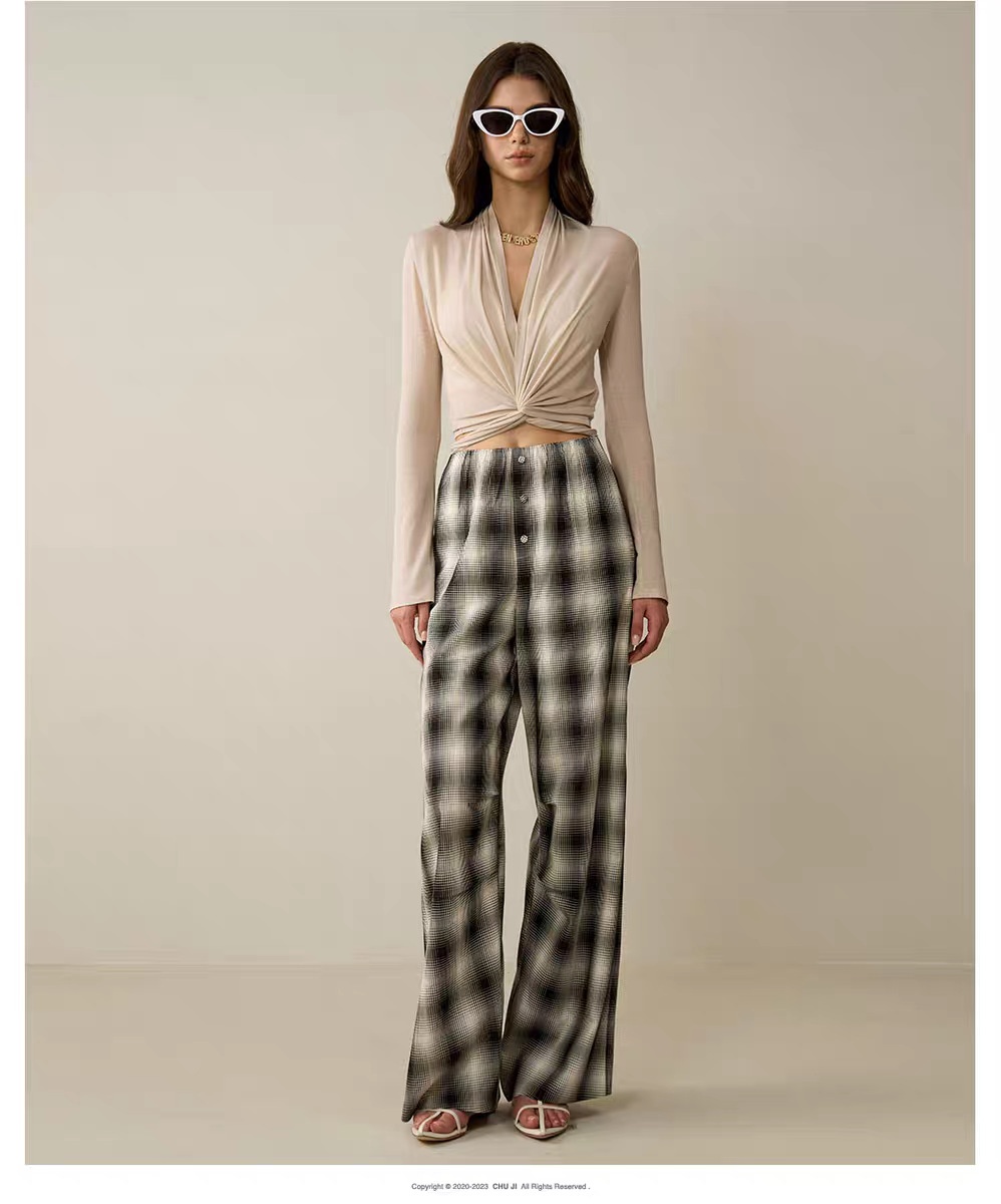 T-shirt de yoga à manches évasées pour femme (réf. 001), coupe ajustée et douce pour la peau, haut de sport à bretelles croisées, vêtement de fitness respirant._voghion.com