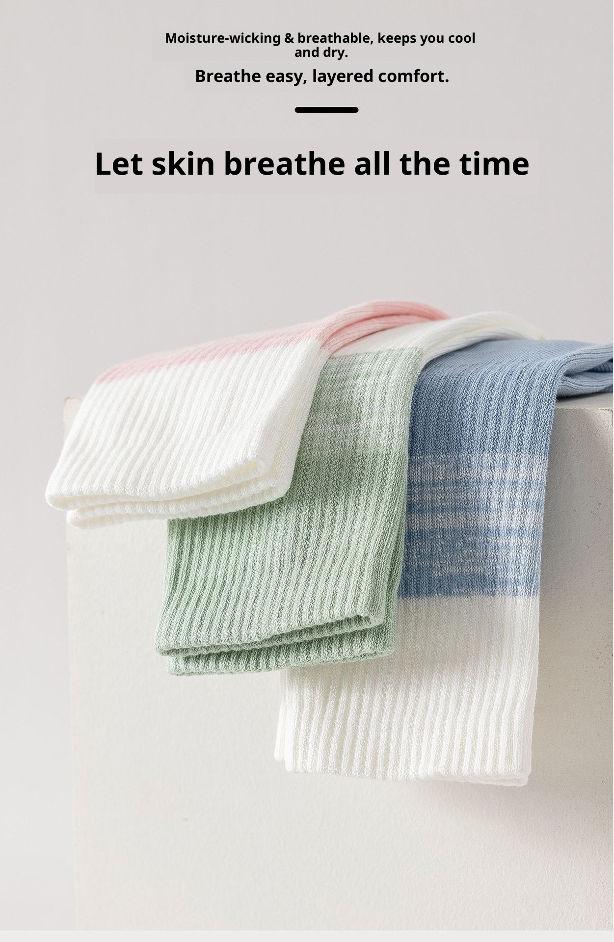 Chaussettes de sport Pilates mi-mollet pour femmes, idéales pour le printemps et l'automne, le fitness, la danse et le yoga. Antidérapantes et confortables._voghion.com