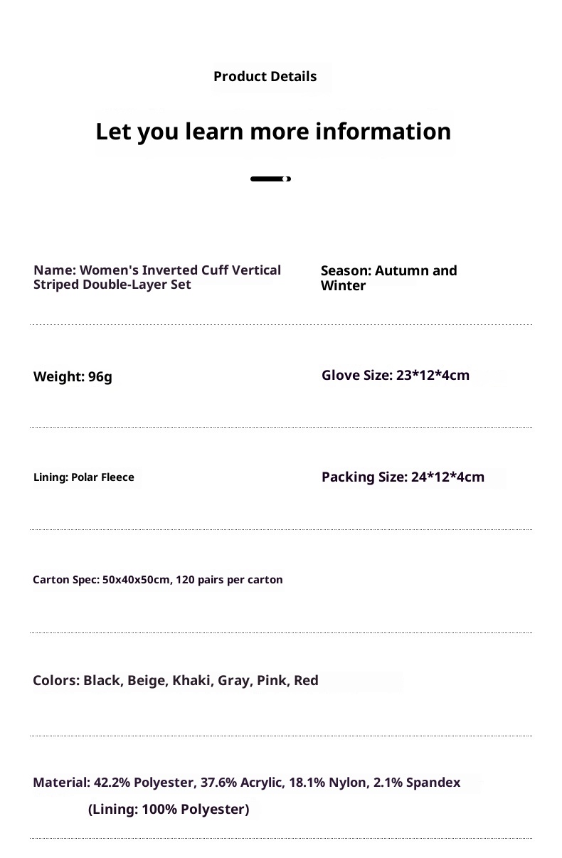 ActiveGo Women's Fleece-Lined Thick Knitted Double-Layer Warm Ski Gloves Outdoor Cycling Mittens_voghion.com