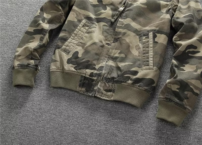 ActiveGo ActiveGo European And American Retro Autumn Winter New Camouflage Casual Trendy Baseball Jacket Coat Men's One-Piece Dropshipping_voghion.com