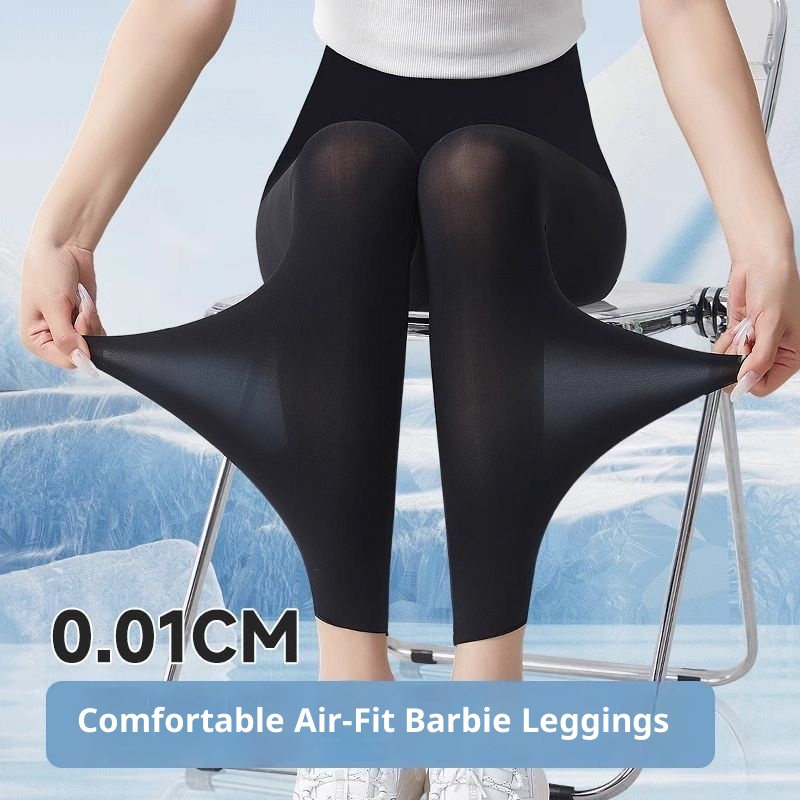 001 Summer Milk Skin Air Conditioning Shark High Waist Ultra-thin Sunscreen Yoga Women Tight Sports Seamless Underwear_voghion.com