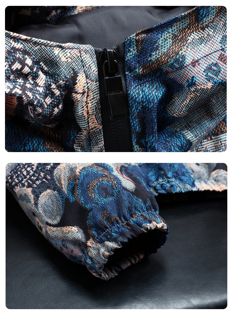 ActiveGo ActiveGo, marchio europeo alla moda, giacca con cappuccio di alta qualità da uomo, autunno, nuovo, cappotto stampato alla moda_voghion.com