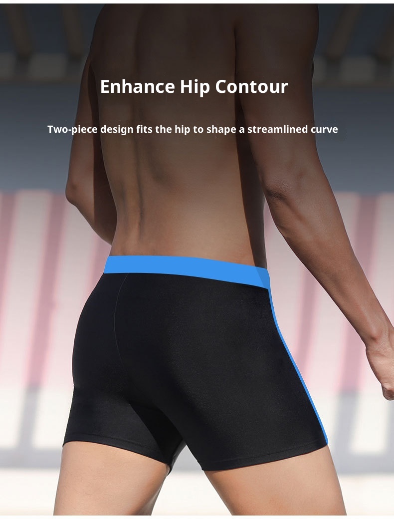 001 Bestseller Badehose gegen Peinlichkeiten, lockere Passform, Badehose für Erwachsene, Herren, breite Taille_voghion.com