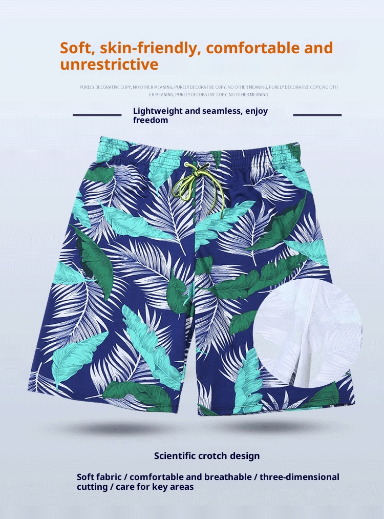 001 Bedruckte Boxershorts für Herren, modische Badehosen im Großhandelsstil, ideal für Strand und heiße Quellen, die peinliche Momente vermeiden_voghion.com