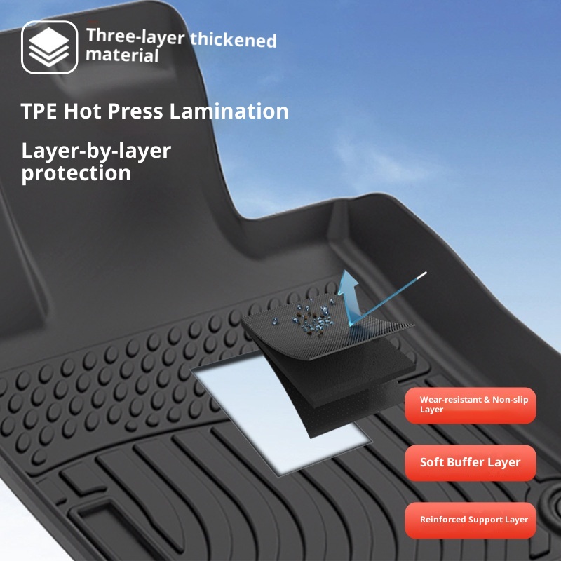 Xiaodeng TPE-Autofußmatten, passgenau für Mercedes E-Klasse W213 (2017–2023)_voghion.com