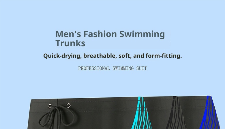 001 6902 Adult Swimming Trunks Swim Yue Jia You Manufacturer Wholesale Beach Hot Spring Polyester Smooth Material Men's_voghion.com