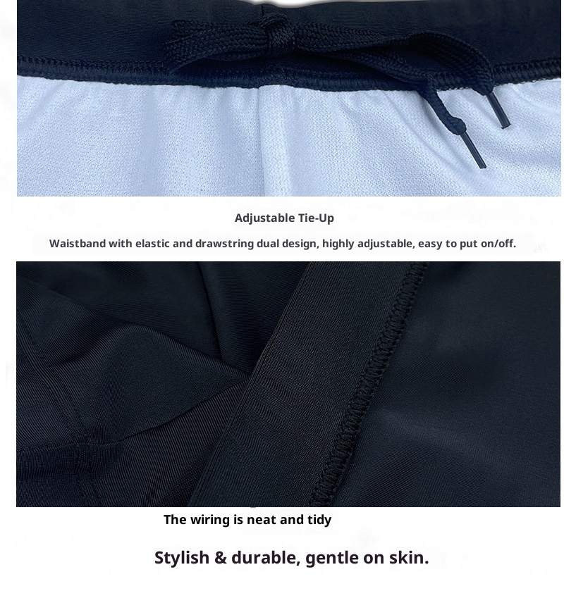 001 Men's Adult Quick-Dry Loose Swimwear Plus Size Boxer With Swim Cap Set Vacation Swimming Trunks_voghion.com