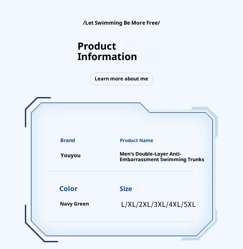 001 Men's Swimming Anti-Embarrassment Double Layer Boxer Swim Trunks Adult 2025 New Professional Hot Spring Swimsuit Full_voghion.com