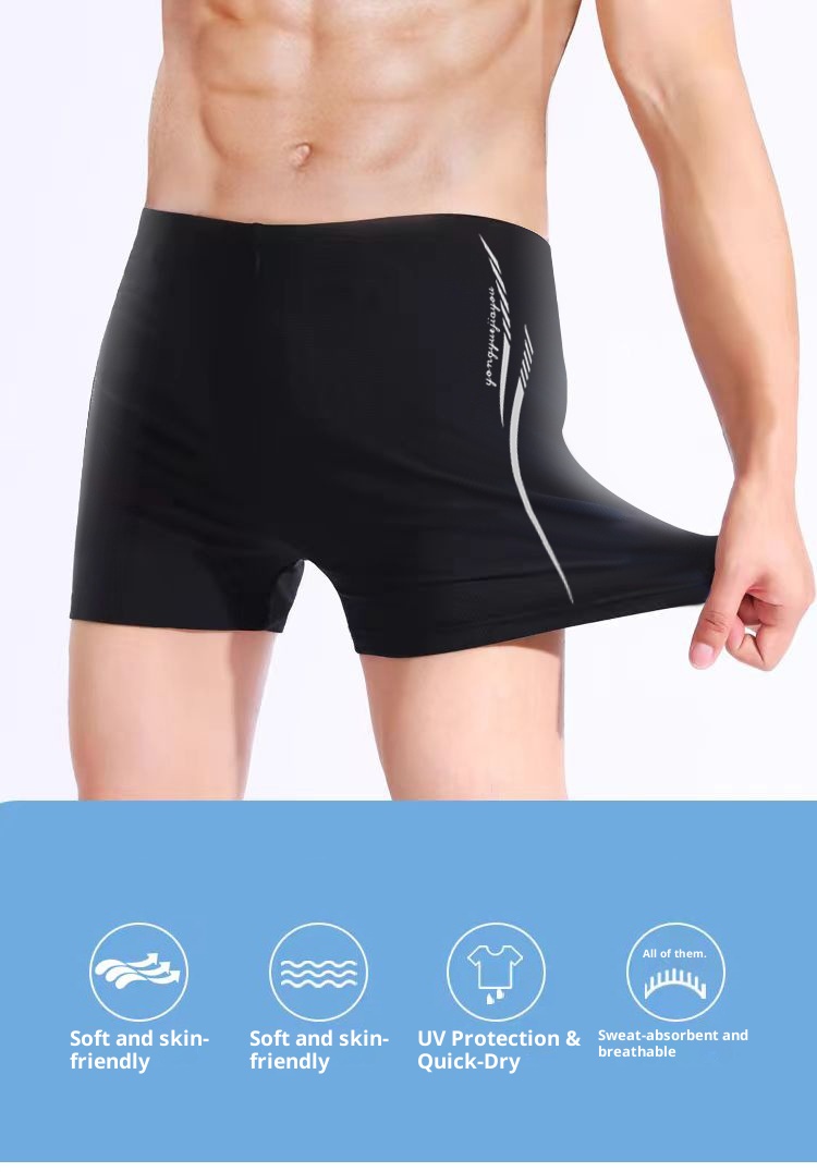 001 Boxershorts für Erwachsene – Anti-Peinlichkeiten – Neue Herren-Badehose in Übergröße, schnelltrocknend_voghion.com