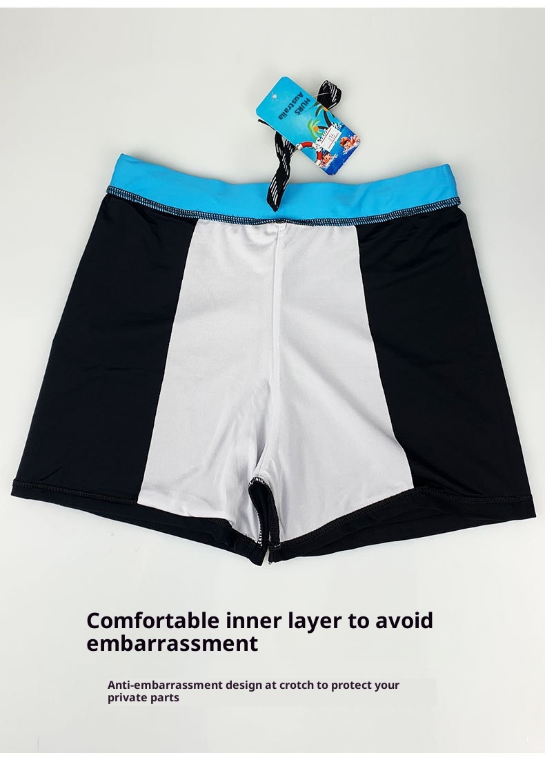 001 Bestseller Badehose gegen Peinlichkeiten, lockere Passform, Badehose für Erwachsene, Herren, breite Taille_voghion.com