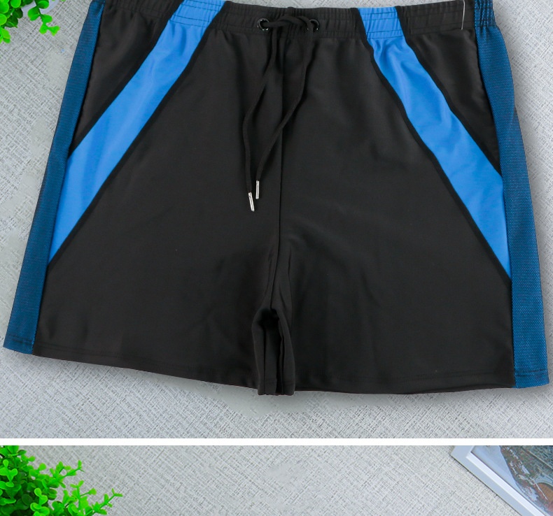 001 Plus Size Boxer Badehose für Erwachsene, schnelltrocknend, atmungsaktiv und bequem, Herren-Badehose für heiße Quellen_voghion.com