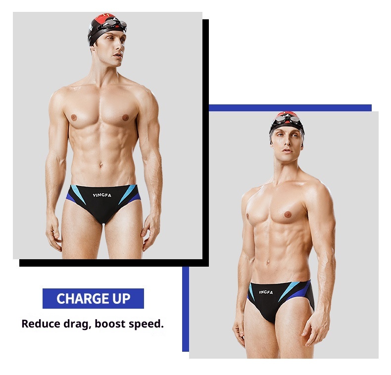 001 Yingfa Herren-Triangel-Badehose, Rennbadehose für Erwachsene, professionelles Training, Wettkampfbademode 9617_voghion.com