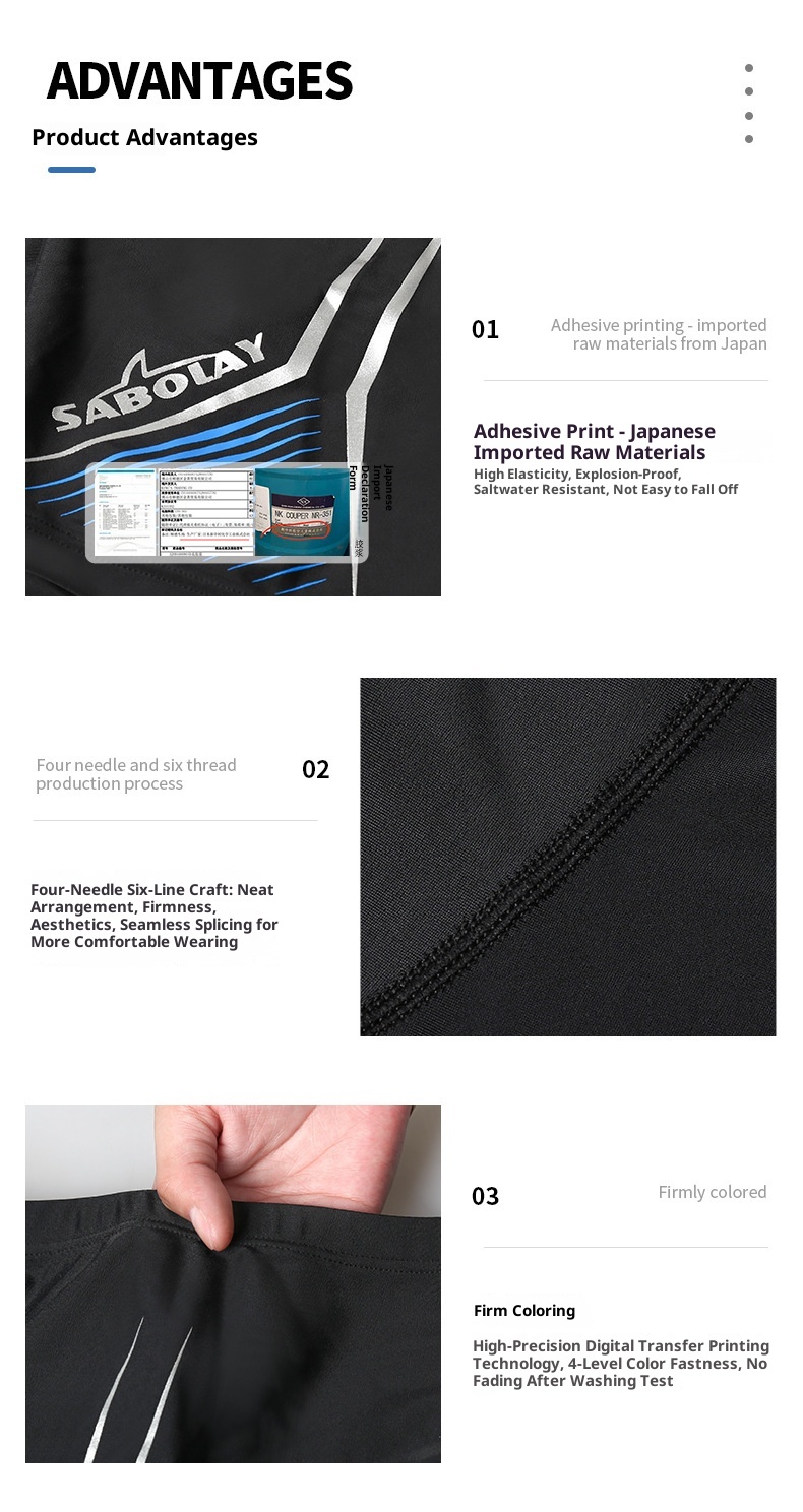 001 New Adult Men's Nylon Thickened Boxer Briefs Anti-Embarrassment Swim Professional Quick-Dry Surfing Swimming Trunks_voghion.com