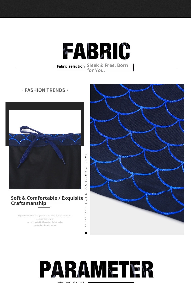 001 Aokailai Sports Five-Point Swim Shorts Men's Adult Water Fitness Student Training Competition Quick-Dry Breathable_voghion.com