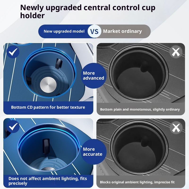 Compatible With Geekyship 001 Central Control Silicone Holder Sleeve Special Accessories Car Cup Mat Decoration For_voghion.com