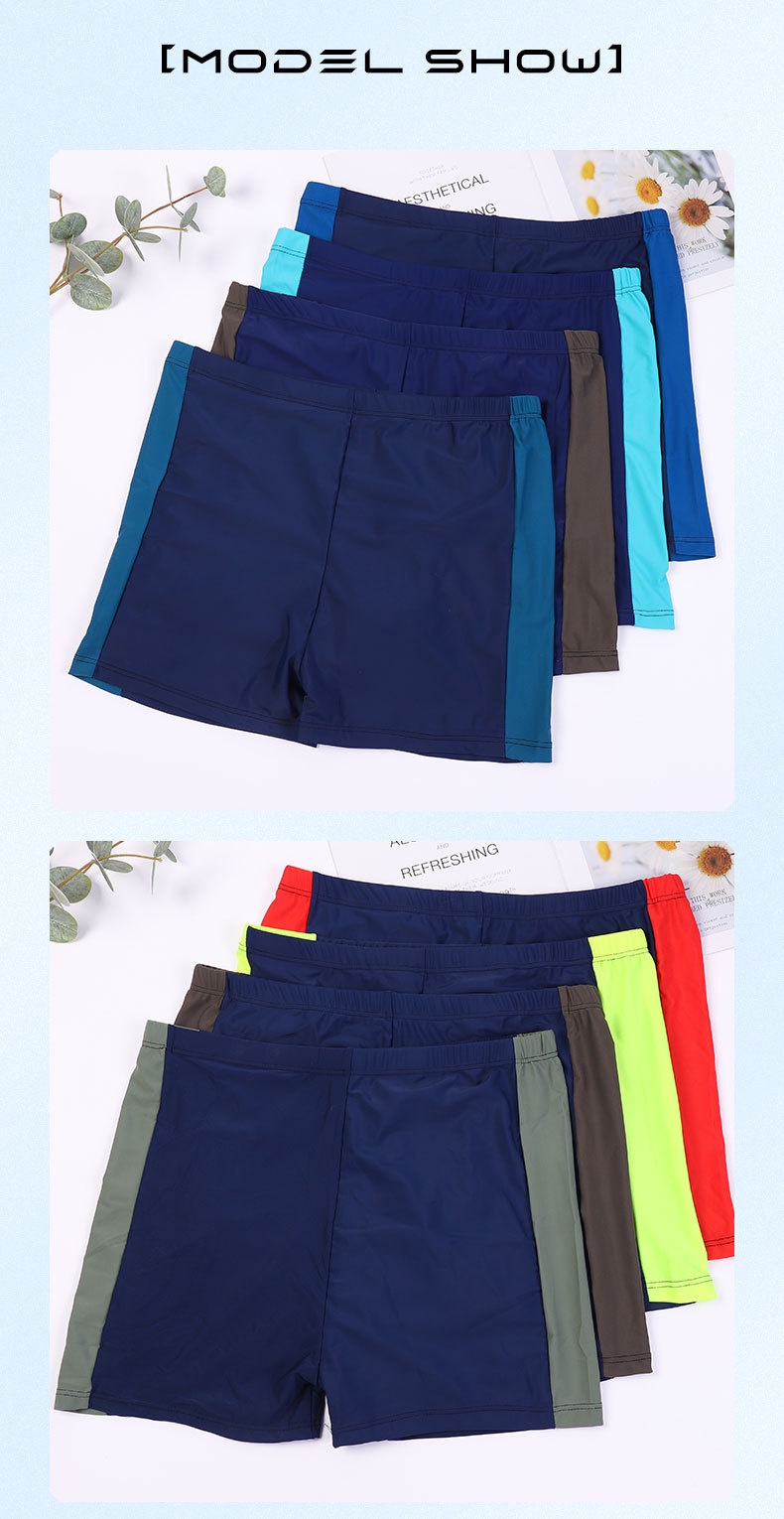 001 Herren-Badehosen im Großhandel, modisch, schnelltrocknend, atmungsaktiv, Übergröße, Boxershorts für Erwachsene, Badeshorts, hochelastisch_voghion.com