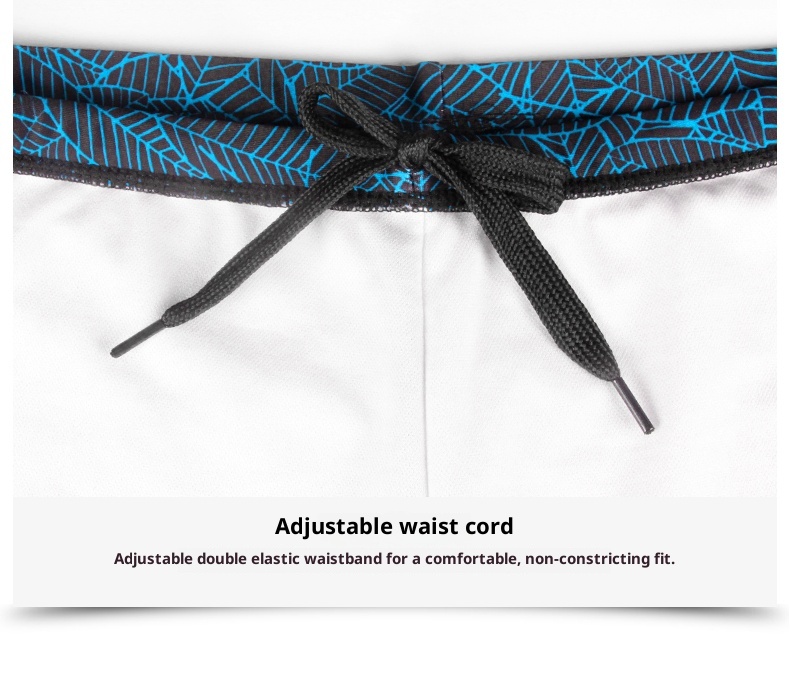 001 New Large Size Quick-Dry Elastic Men's Shorts Five-Point Adult Youth Swimming Trunks_voghion.com