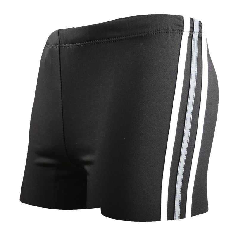 001 Herren Fünf-Punkt-Sport-Freizeit-Boxershorts, atmungsaktiv, schnelltrocknend, locker, Strand, Erwachsene, Übergröße, bequeme Badehose, Großhandel_voghion.com
