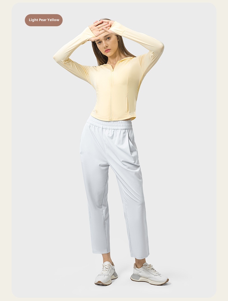 ActiveGo ActiveGo Estate Nuovo UPF50+ Leggero Traspirante Abbigliamento da Sole per Donna Protezione UV Giacca in Pelle Cappotto da Donna DSS095_voghion.com