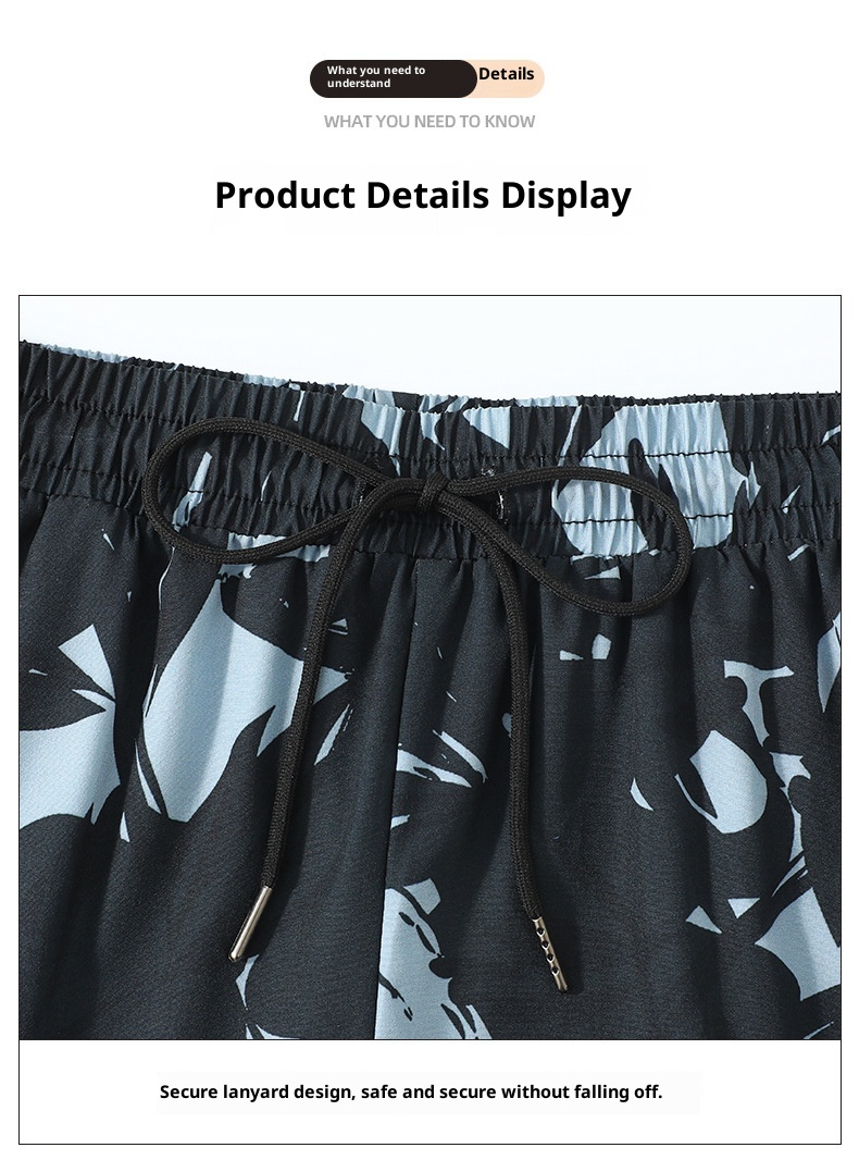 Maillot de bain une pièce double couche pour homme, style boxer, cinq points, anti-gêne, équipement de natation professionnel pour adultes._voghion.com