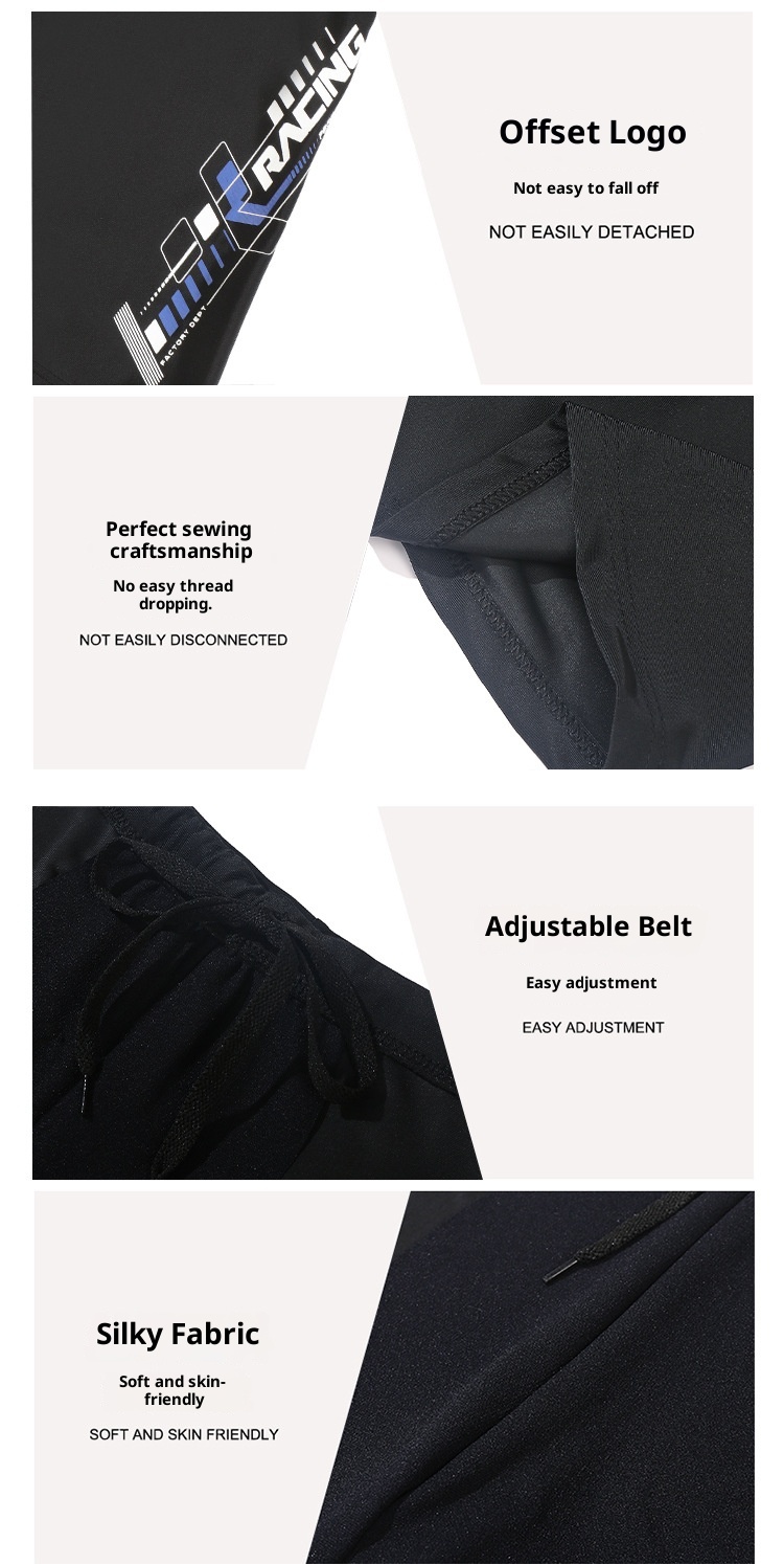 001 Neue, peinliche Badehose für Erwachsene in Übergrößen, locker geschnitten, professionell, schnelltrocknend, Boxershorts für Herren, Strandbadehose_voghion.com