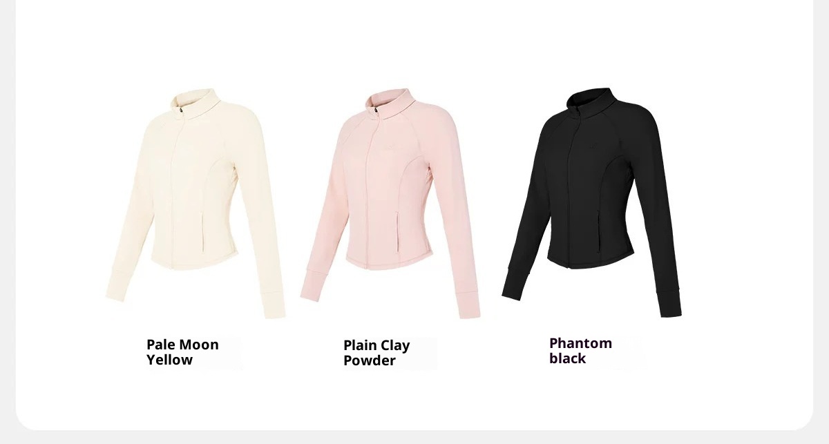 ActiveGo ActiveGo Slim Fit Protezione solare Abbigliamento sportivo da donna con colletto alto Yoga UV Ice Silk traspirante Traspirante Traspirante_voghion.com