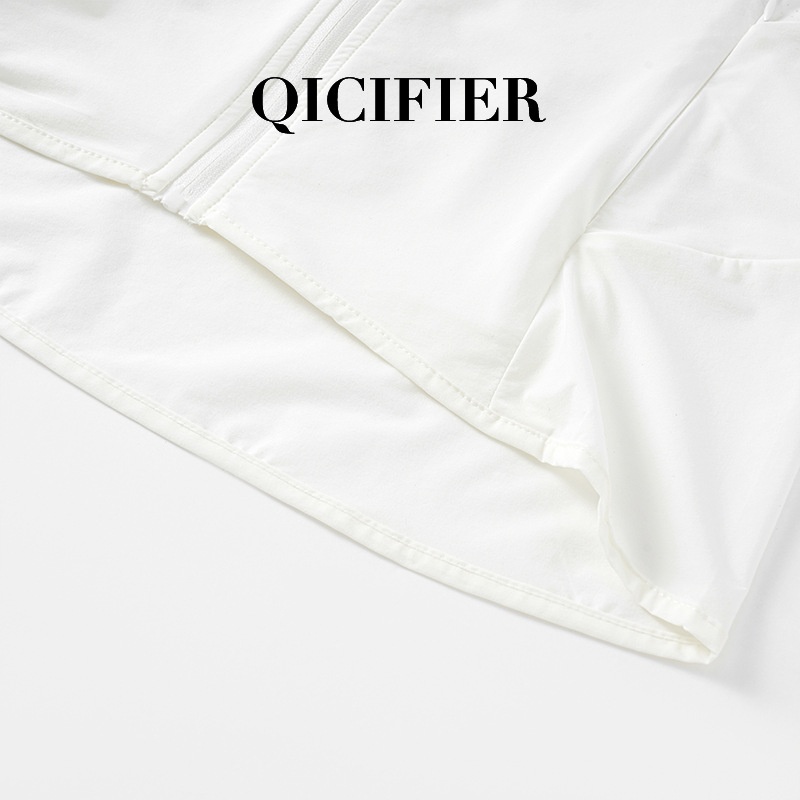 ActiveGo ActiveGo QCFE Qiancai Feier Summer Outdoor Sports Yoga Fitness Running Hooded Ice Feel Sun Protection Jacket For Women 3031_voghion.com