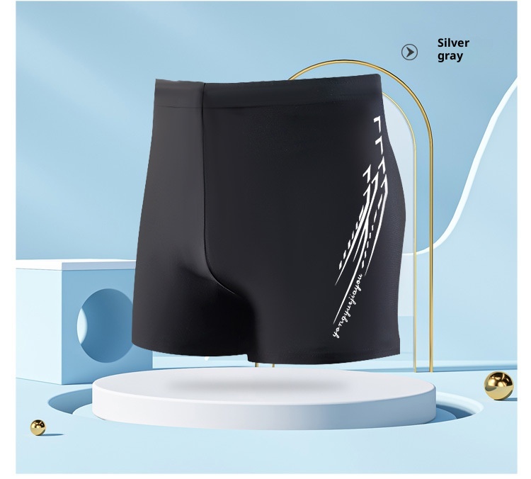 001 Herrenmode Boxer-Badehose in großen Größen – schnelltrocknend, ideal für Sport, Strand und Freizeit._voghion.com