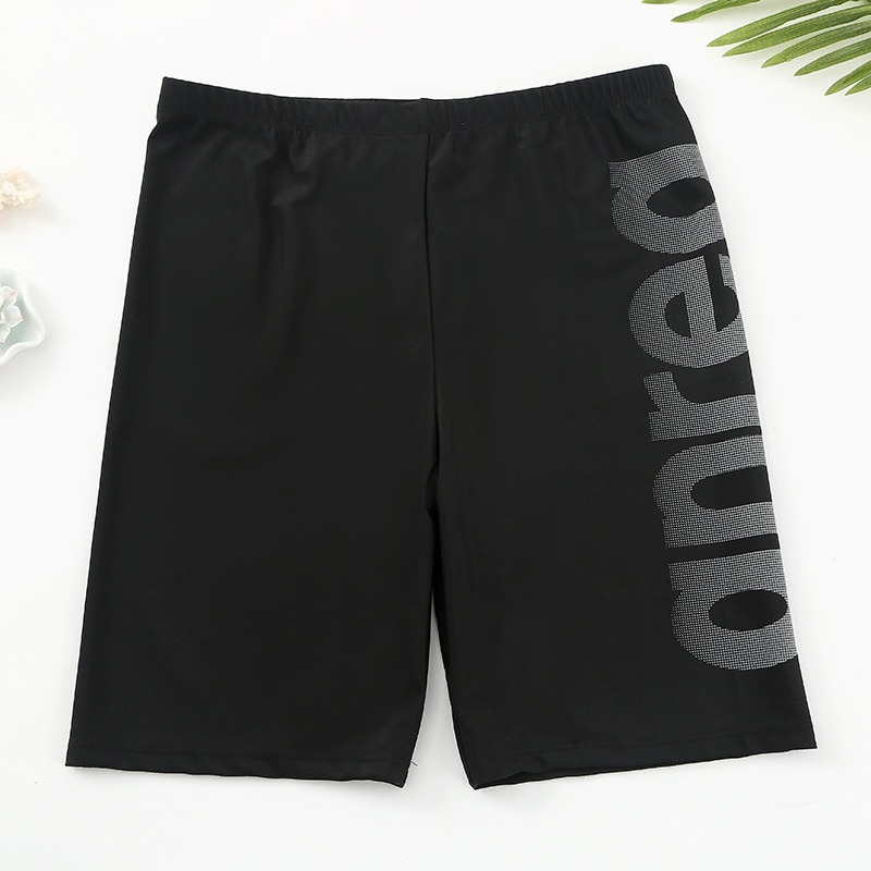 001 Men's Adult Quick-Dry Five-Point Swim Loose Plus Size Anti-Embarrassment Beach Hot Spring Swimming Trunks Manufacturer_voghion.com