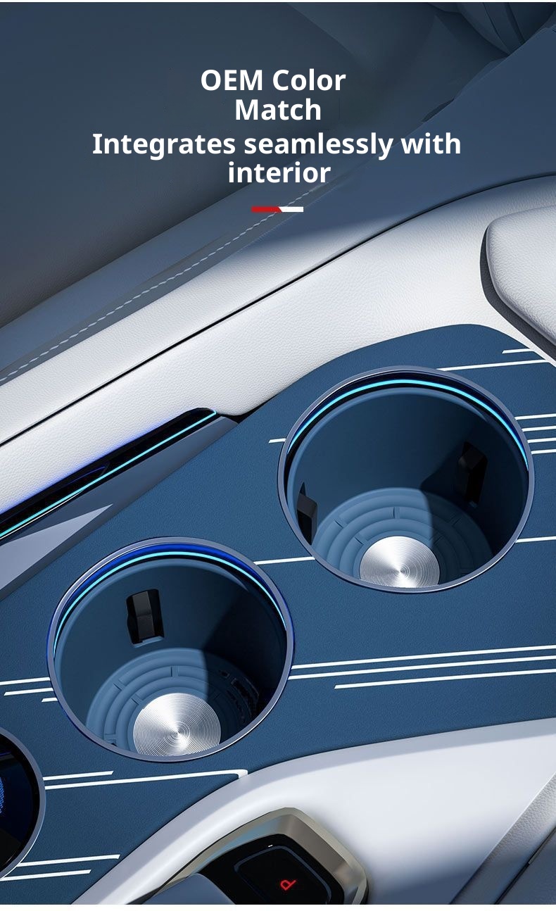 Kompatibel mit Geekyship 001 Zentralbedienfeld Silikonhalterhülle Spezialzubehör Auto-Bechermatte Dekoration für_voghion.com