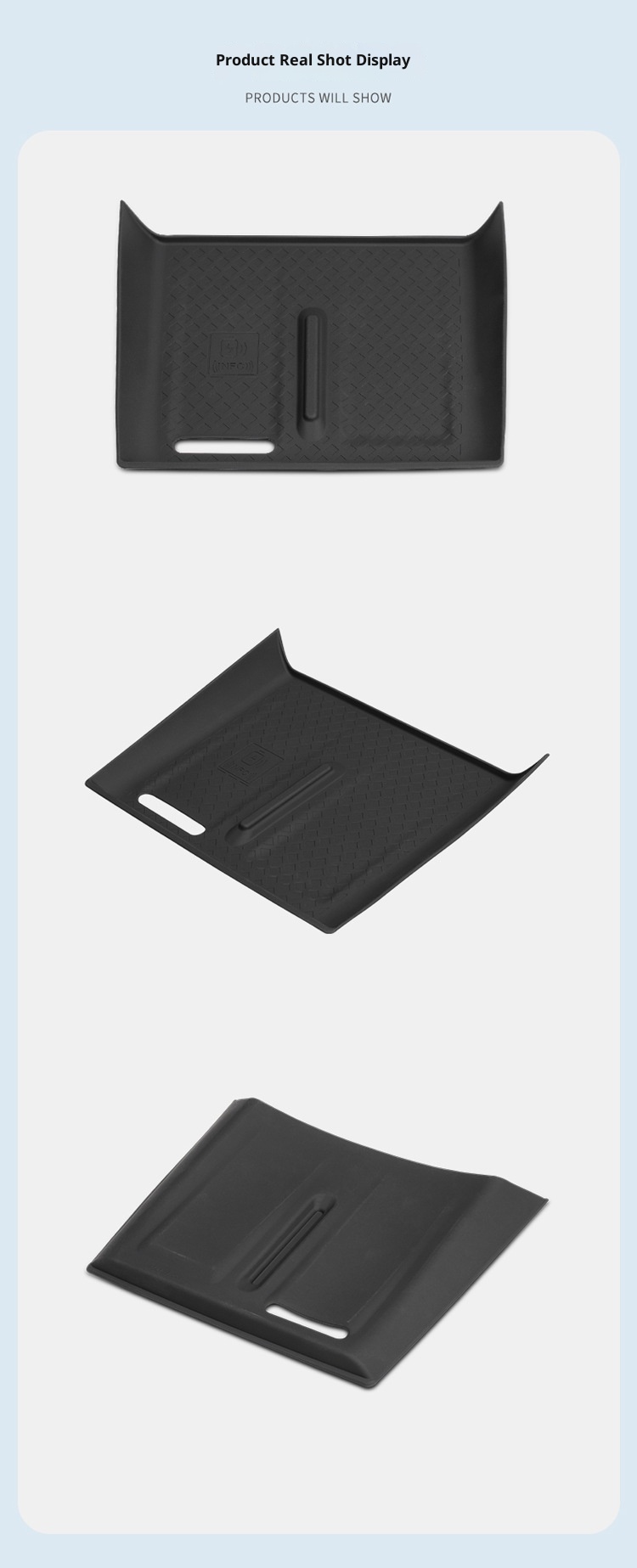 Suitable For 24 Models Xingtu Xingjiyuan ES Central Control Wireless Charging Panel Silicone Anti-Slip Dustproof Storage_voghion.com