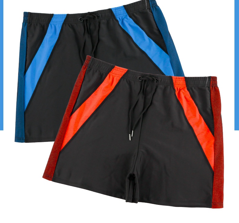 001 Plus Size Boxer Badehose für Erwachsene, schnelltrocknend, atmungsaktiv und bequem, Herren-Badehose für heiße Quellen_voghion.com