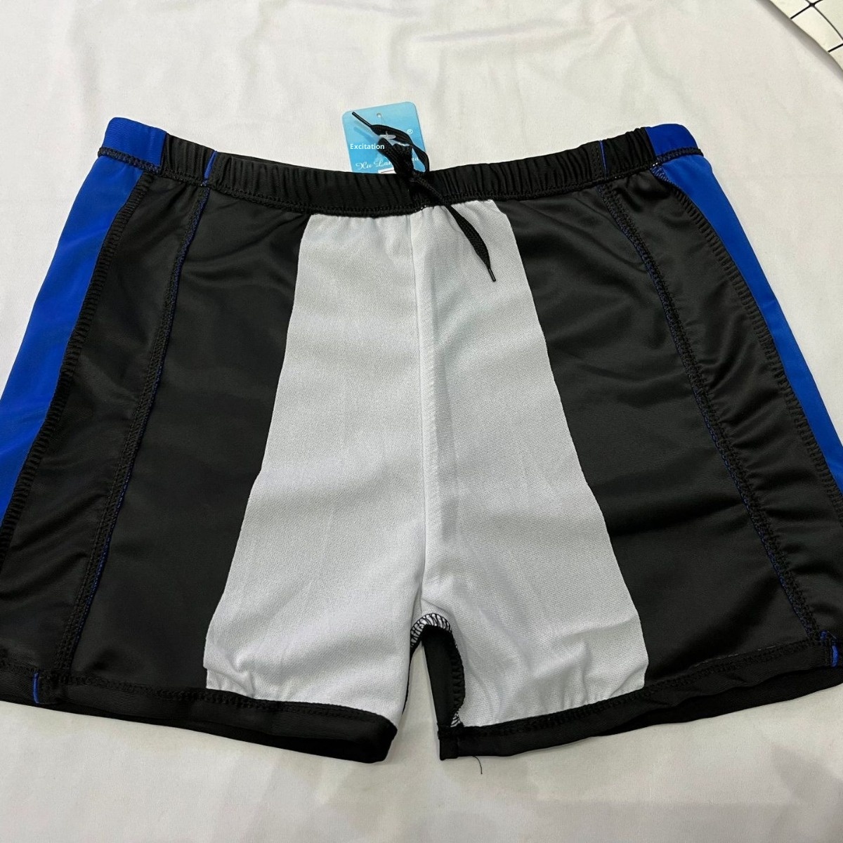 001 Men's Large Size Casual Fashion Letter Print Anti-Embarrassment Quick-Dry Swim Trunks Loose Fit For Hot Springs And_voghion.com