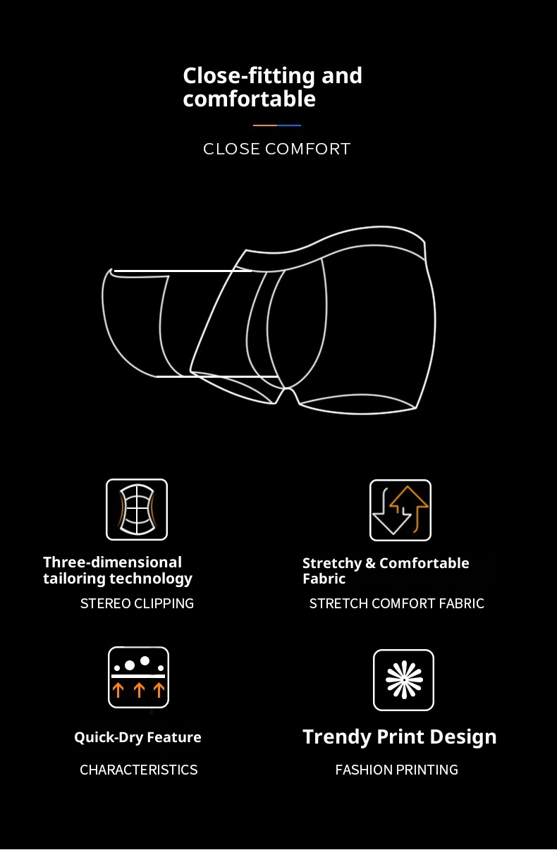 001 Herren-Badeshorts ohne Kappe, Boxershorts für Erwachsene, Übergröße, schnelltrocknende Badebekleidung_voghion.com