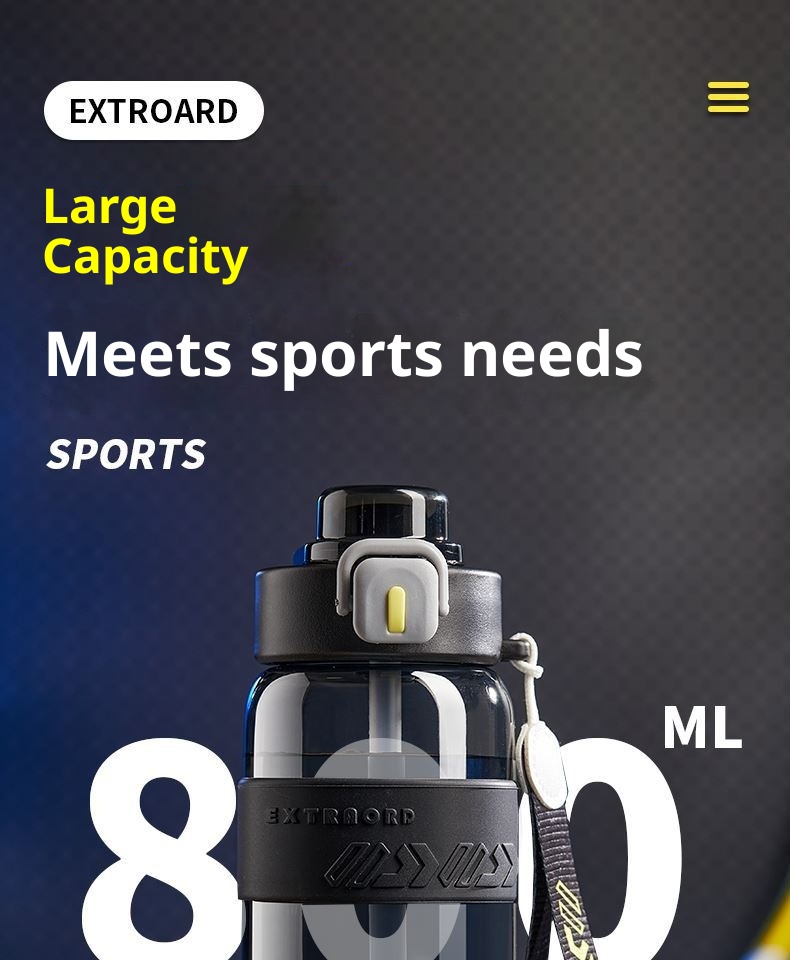 001 Grande capacità di acqua anti-caduta resistente alle alte temperature per studenti 2025 Nuovo portatile da viaggio per sport all'aria aperta Tazza di plastica_voghion.com