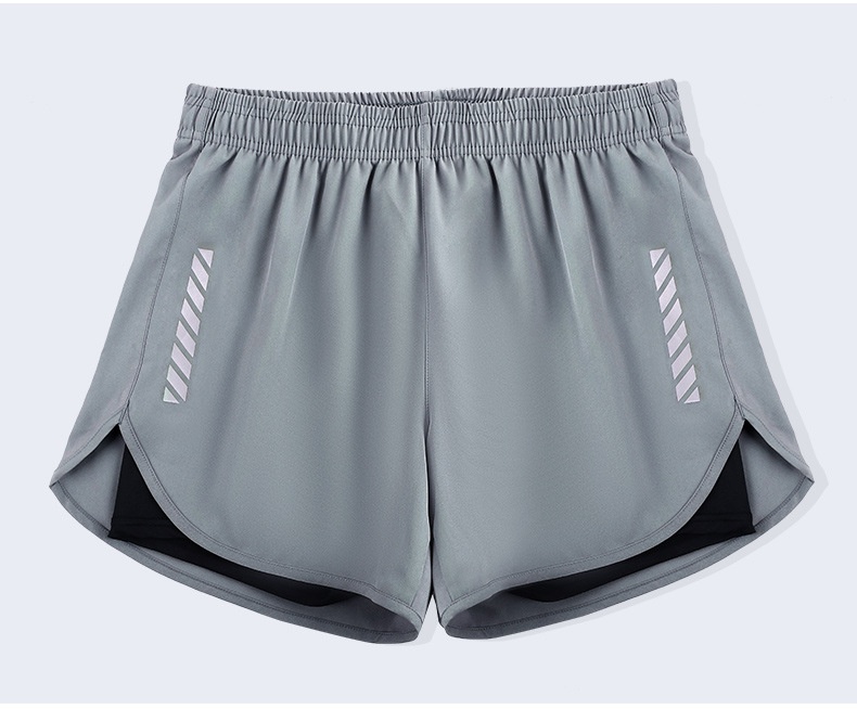 001 New Men's Trunks Double Layer Anti-Embarrassment Quick-Dry Plus Size Boxer Adult Swimwear Beach Shorts Swimming Gear_voghion.com