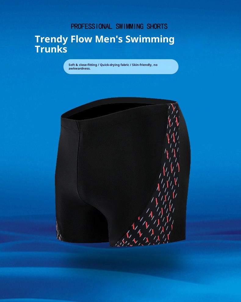 001 New Professional Training Student Adult Association Special Winter Swimming Hot Spring Swim Trunks Plus Size Swimwear_voghion.com