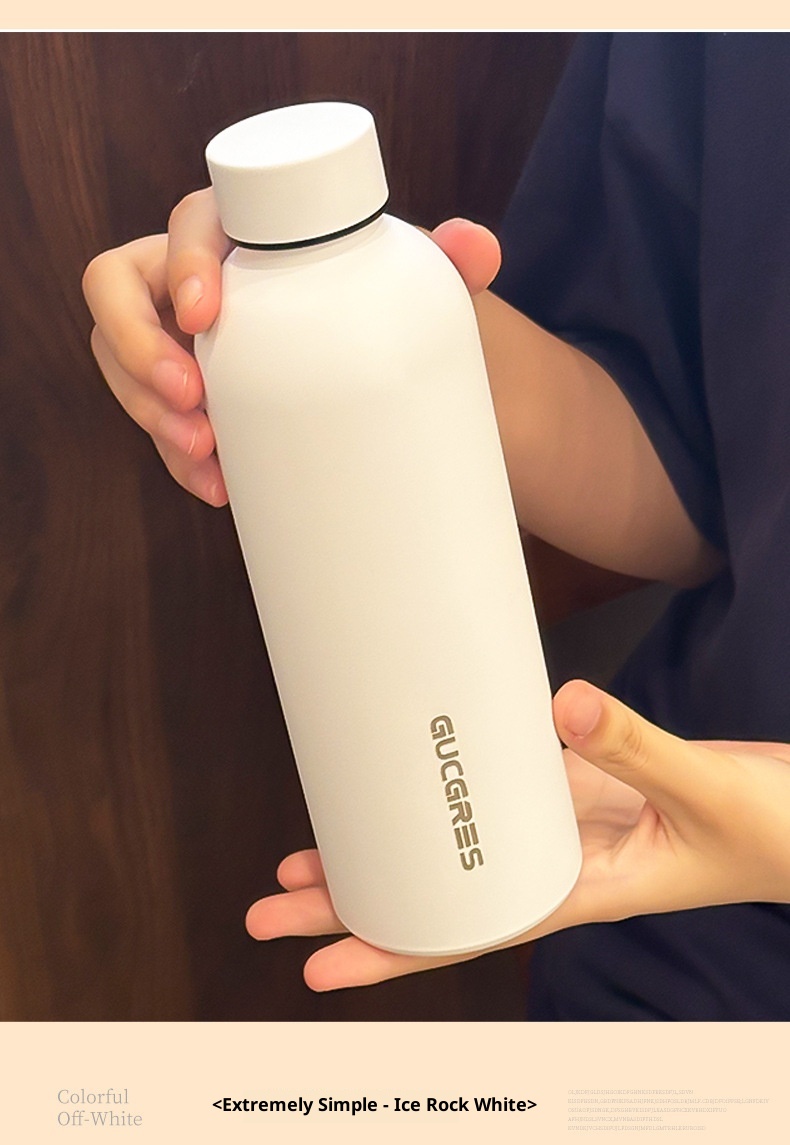 001 Cross-Border American Double-Layer Stainless Steel Portable Sports Water Small Bottle Narrow Mouth Insulated Cup_voghion.com