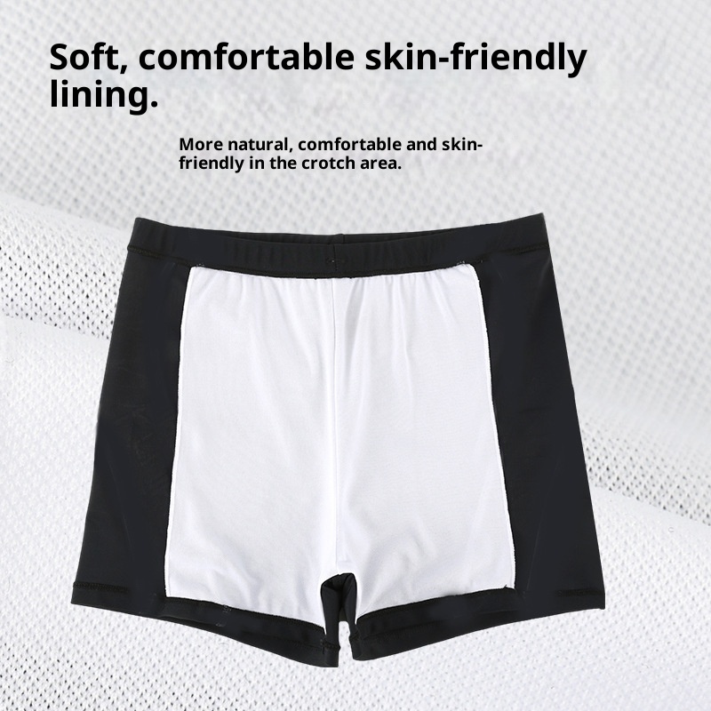 001 Badehose 2025 Neue schnelltrocknende Badehose in großen Größen – Anti-Peinlichkeits-Badeshorts für Erwachsene – Badehose für heiße Quellen – Fünf-Punkt-Schwimmhose_voghion.com