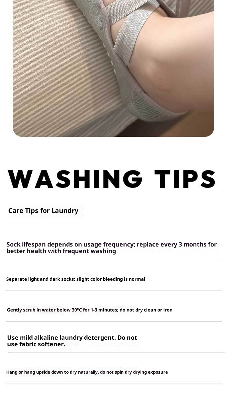 Chaussettes de sport pour femmes, modèle Yoga Pilates 001, fines, en coton, antidérapantes, sans déport du talon, idéales pour le sport et le fitness._voghion.com