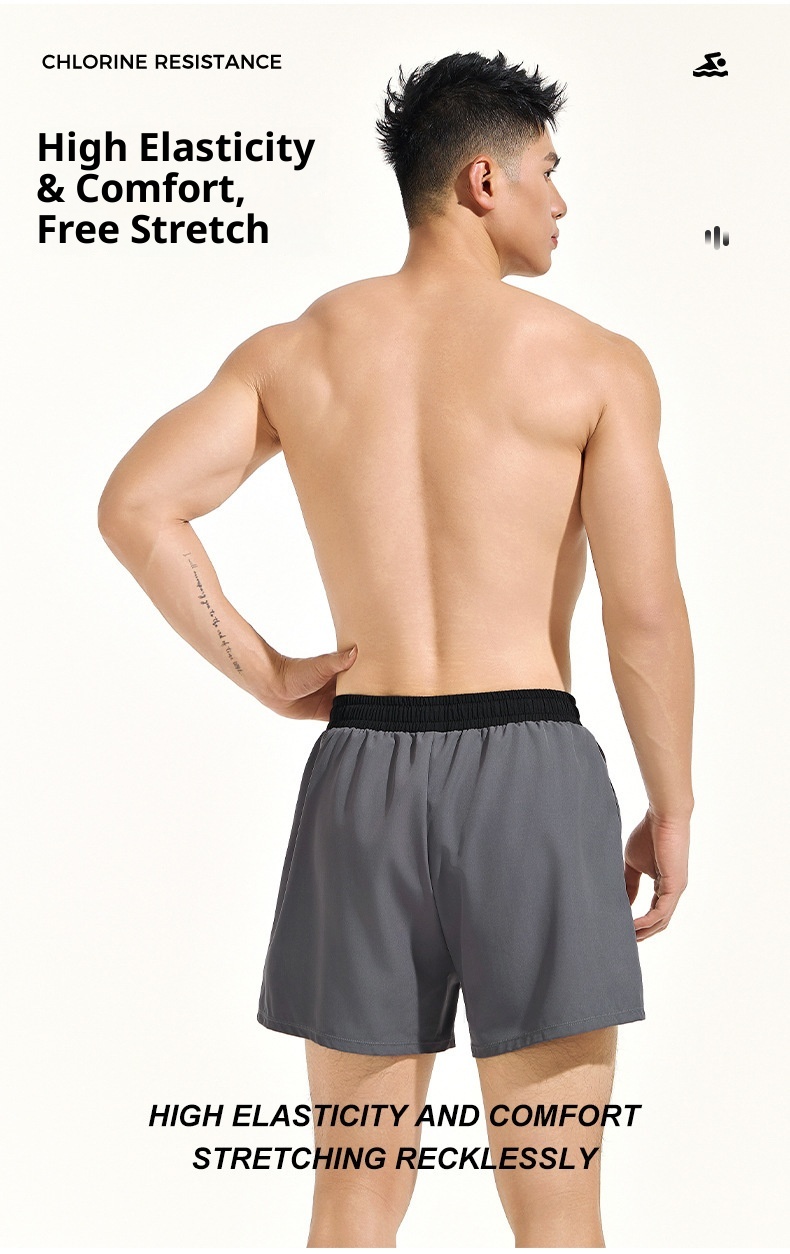 001 Men's Adult Large Size Anti-Embarrassment Double Layer Swim Trunks 2025 New Beach Shorts Swimming Gear Full Set For Men_voghion.com