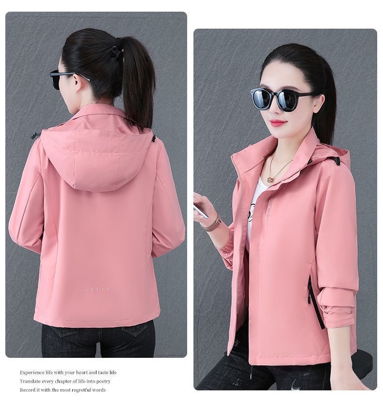 ActiveGo Women's Detachable Hooded Autumn New Windproof Waterproof Couple Outdoor Hiking Jacket Men's Trendy_voghion.com