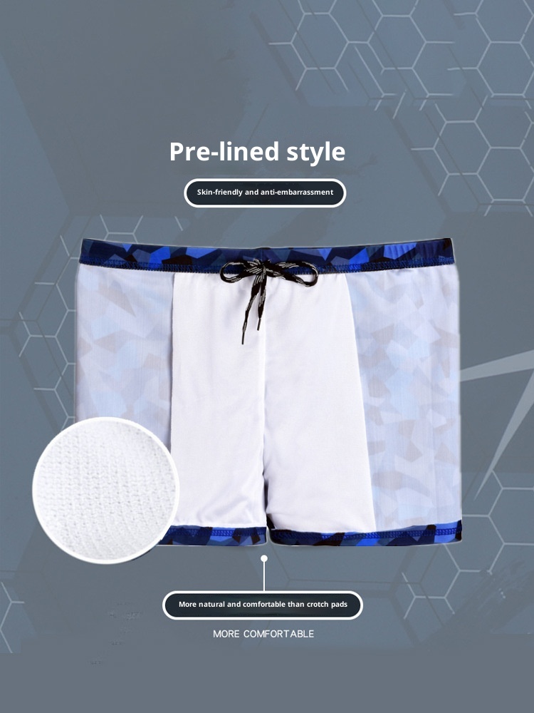 001 National Trend Neue Herren-Badehose in Übergröße mit Print, Boxershorts, schnelltrocknend, professionell_voghion.com