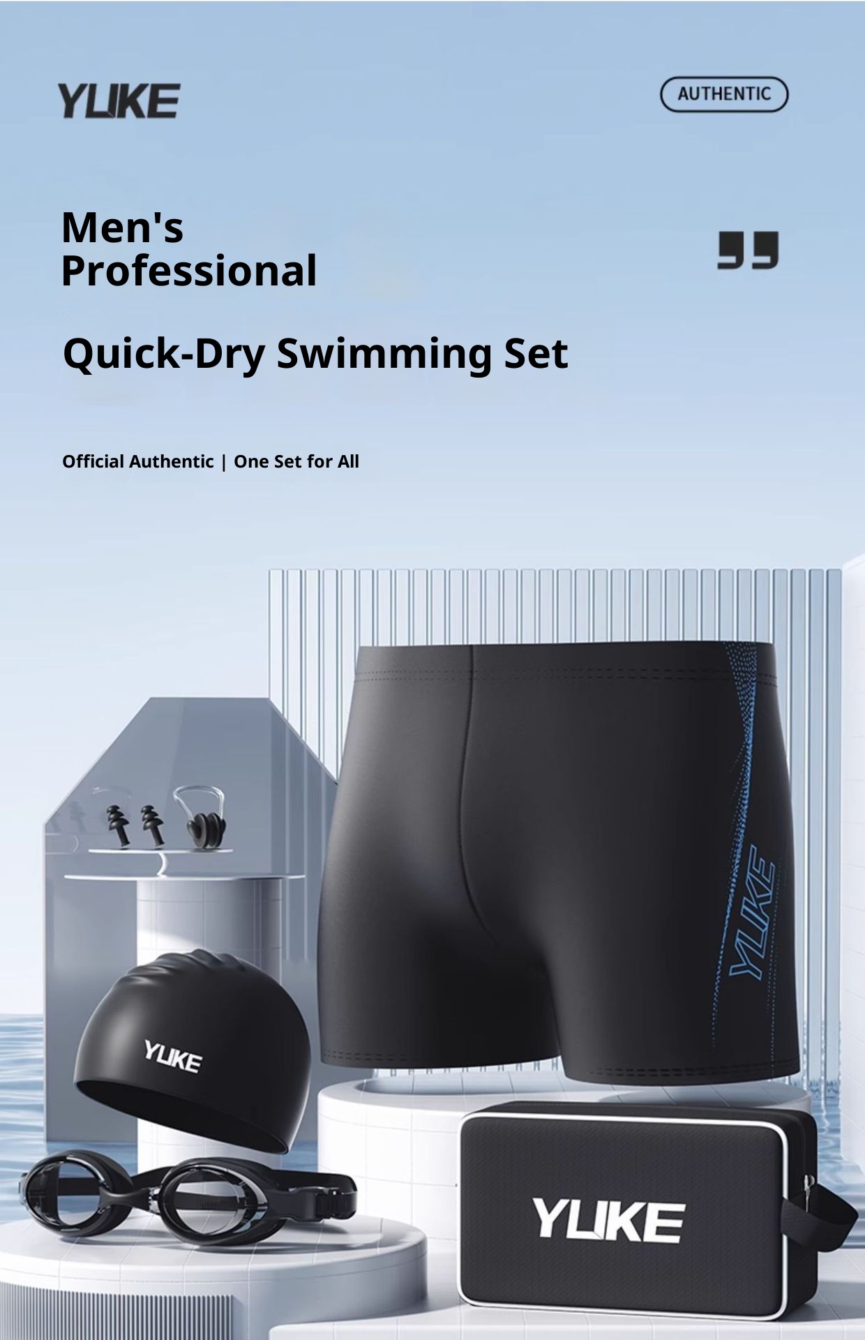 001 Badehose für Herren und Erwachsene (2025) – Neues Modell für Jugendliche – Professionelle Trainings-Schwimmbekleidung für Jungen – Komplettes Set_voghion.com