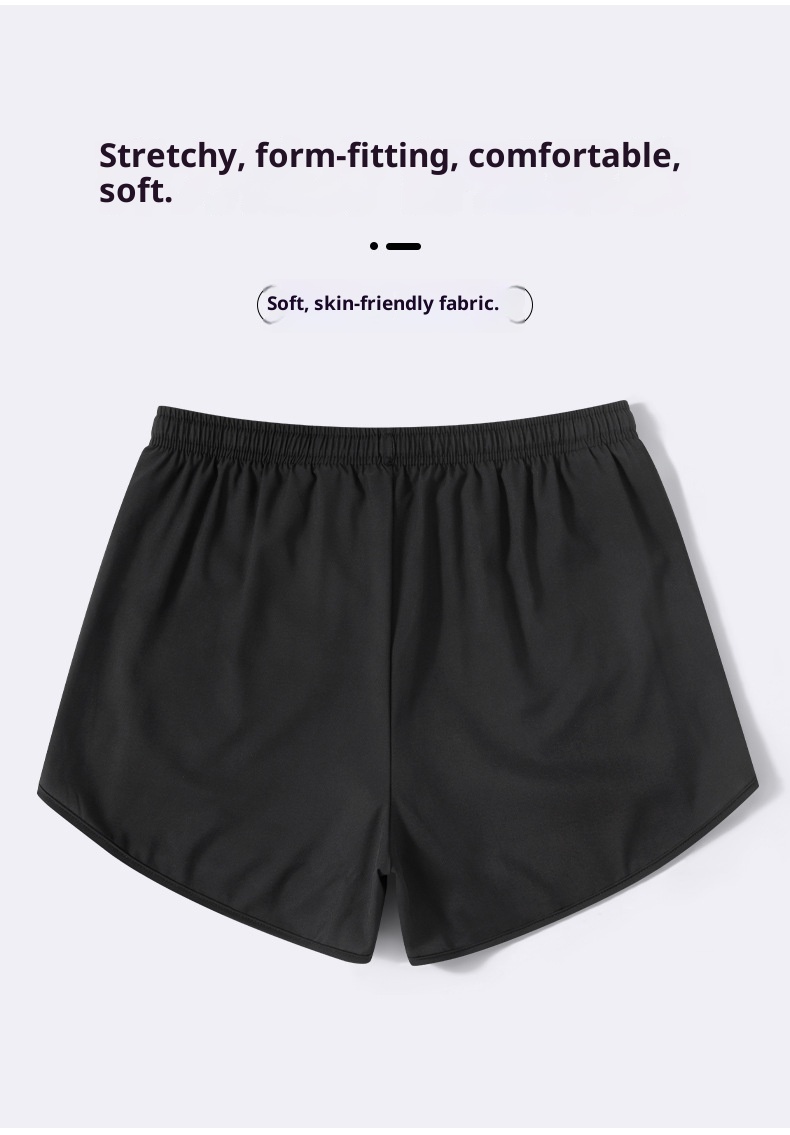 001 Adult Trunks New Professional Quick-Dry Two-Layer Loose Large Size Double-Layer Anti-Embarrassment Swimming Gear Set_voghion.com