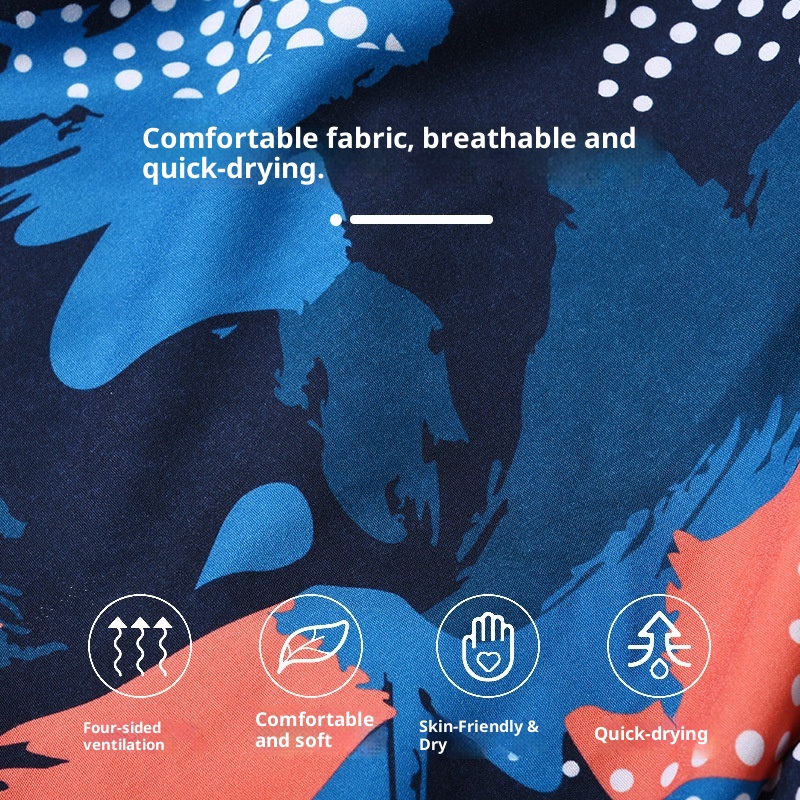 001 New Quick-Dry Double-Layer Anti-Embarrassment Plus Size Loose Fit Printed Adult Swim Trunks Professional Men's Swimwear_voghion.com