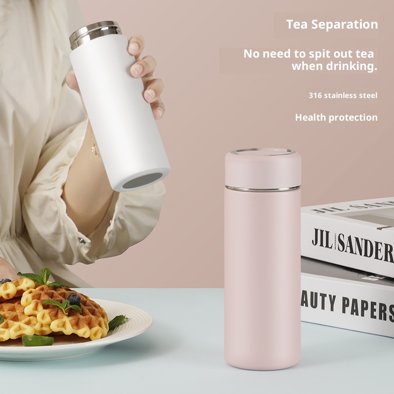 001 Mini tazza d'acqua portatile di piccola capacità, compatta e isolata in acciaio inossidabile, semplice e carina, all'ingrosso_voghion.com