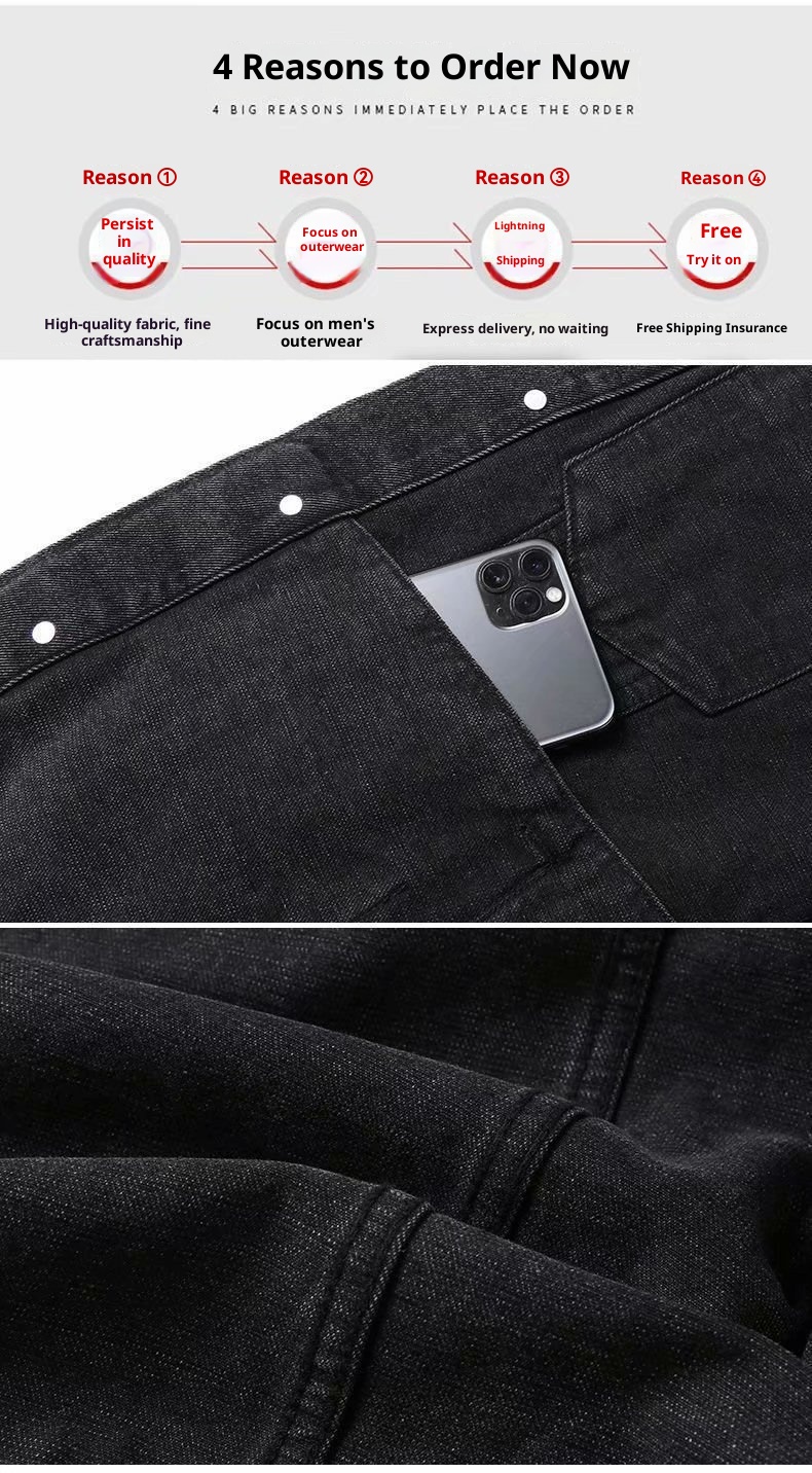 ActiveGo ActiveGo Men's Denim 2023 Spring And Autumn American Style Trendy Retro Coat Embroidered Jacket Versatile Top_voghion.com